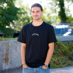 Tee-shirt Homme Noir Surf