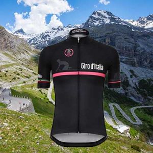 Maillot Giro d'Italie "Noir & rose"