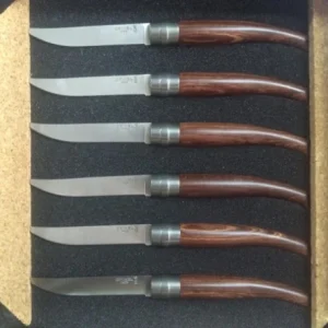 *Couteaux de table manche en résine Opinel par 6