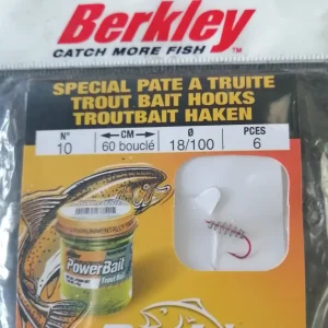 HAMEÇONS POUR PATE BERKLEY PECHE A LA TRUITE