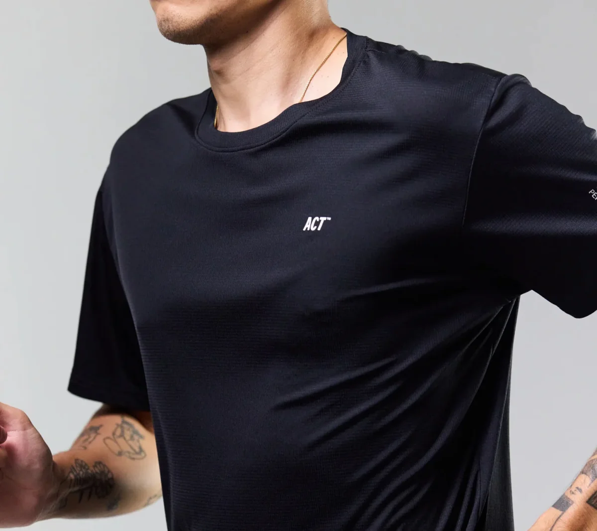 Act Running - BioPerf Tee - noir - teeshirt running hommes – Image 5