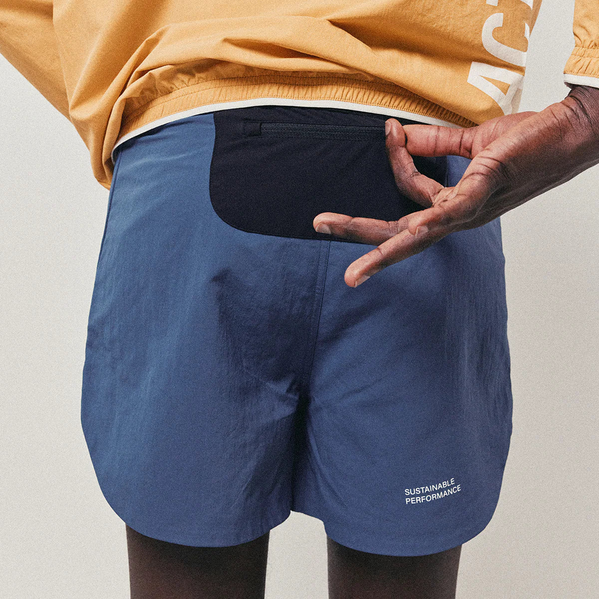 Act Running - BioRip Short 2 en 1 - bleu orage - Short running hommes – Image 7