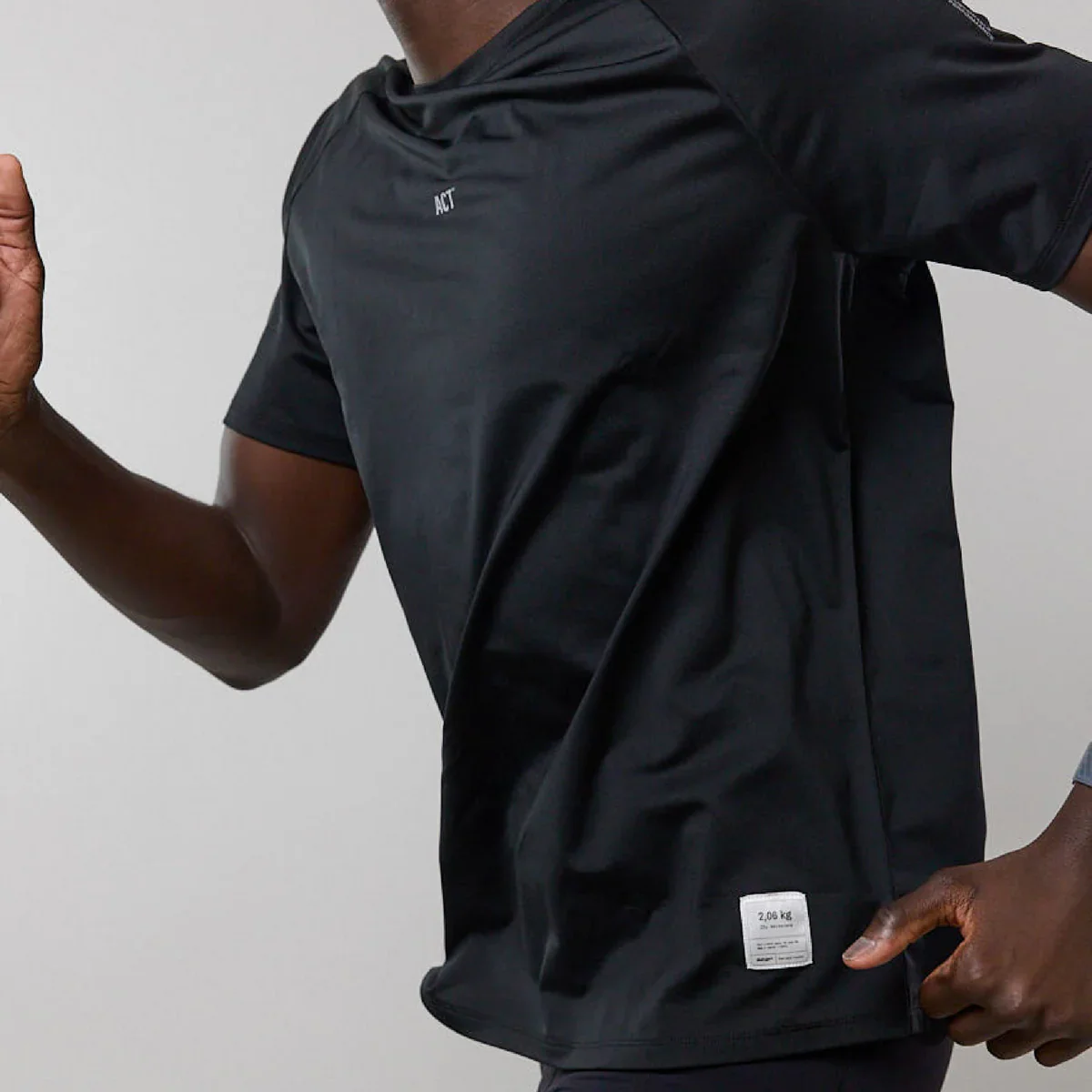 Act Running - ShellLight™️ Running T-Shirt - noir - teeshirt running hommes – Image 5