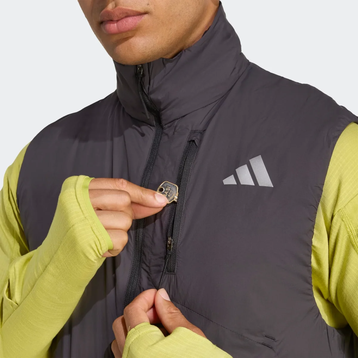 Adidas - ADI365 Vest M - black - Veste running sans manches hommes – Image 2