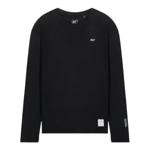 Act Running - BioPerf Manches Longues Tee - noir - teeshirt running hommes