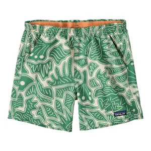 Patagonia - Women's Baggies™ Shorts - 5" - Bees and Flowers / Heartleaf Green - short/maillot de bain femmes