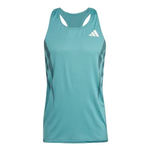 Adidas - Adizero Archive Singlet - powder teal - Débardeur running hommes