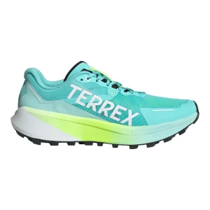 Adidas - Terrex Agravic 3 - Flash Aqua / Cloud White / Lucid Lemon - Chaussures trail running hommes