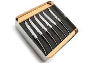 *Couteaux de table manche en Ébène Opinel par 6