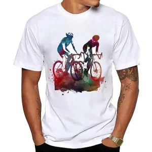 TEE-SHIRT MODE COUPLE CYCLISTE
