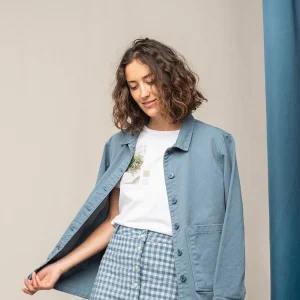 Veste Graine - Belle Saison Bleu