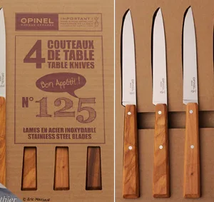 Coffret de 4 couteaux N° 125 Bon appétit Opinel